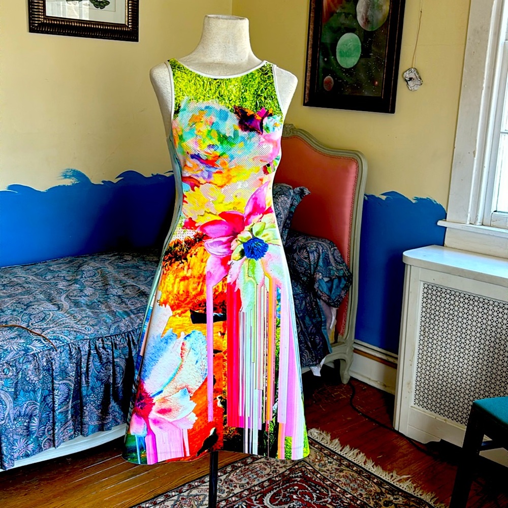 Summer dress colorful  Clover canyon dress sleeveless